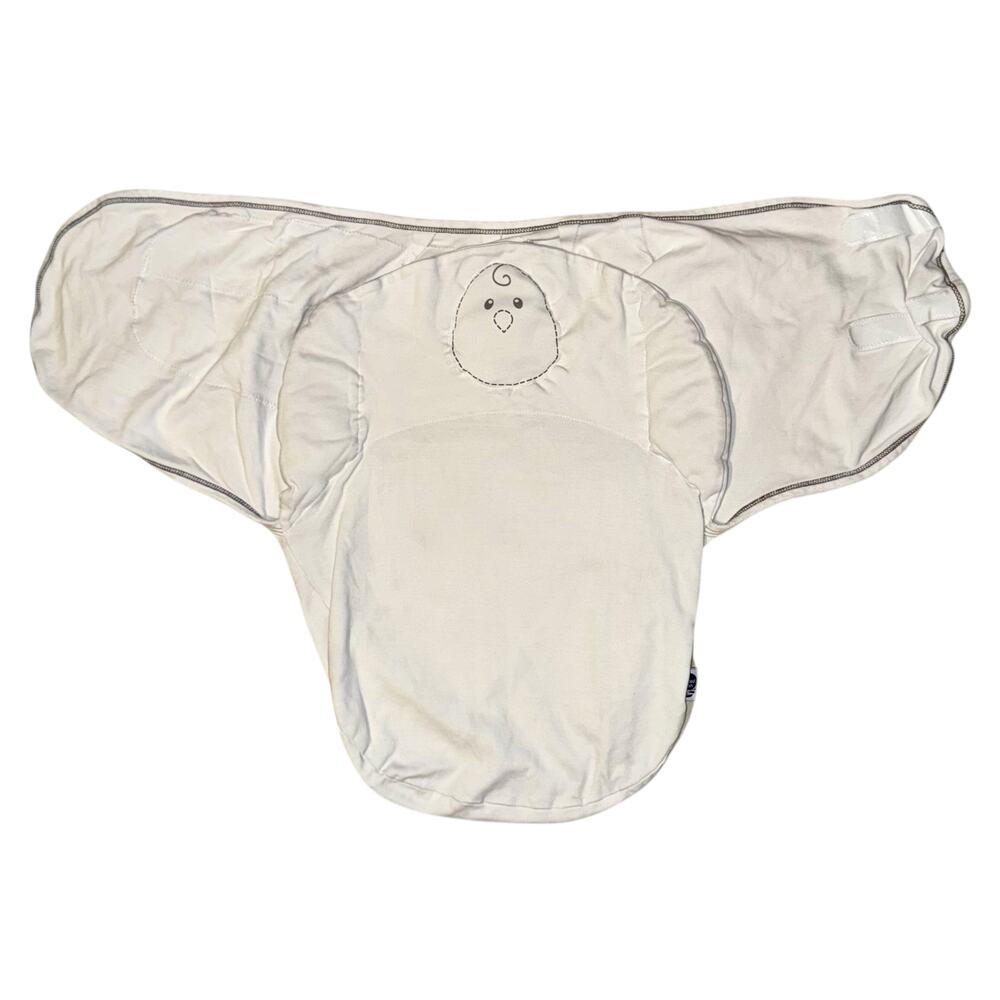 Nested Bean Zen Swaddle 0-6 Months Sleep Sack White Gray Unisex